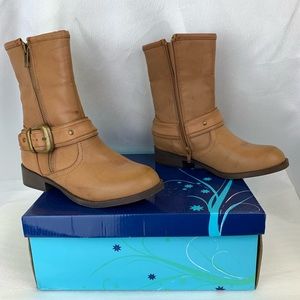 Rouge Lined Boots “Camel” Brown Women’s 🆕 Size 6